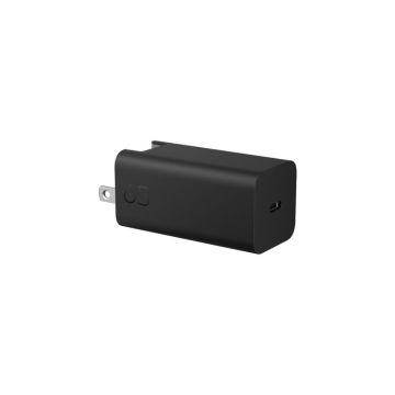 HP-C Chargeur USB-C 65W GaN pour ordinateur portable - 2 ports USB-C - Adaptateur secteur AC, Câble USB Type-C détachable
