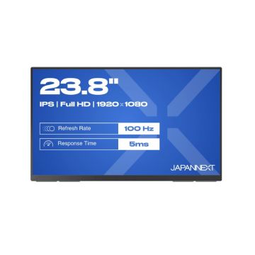 JAPANNEXT JNMDIPS238FC6 Ecran LED 23,8 FHD (1920x1080) 100Hz  IPS  250 cd/m²  1000:1  HDR10  1920x1080  5ms(GtoG) HDMI USBC Noir"