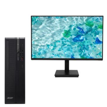 Bundle ACER Veriton X2 VX2720G Core Ultra 5 225 16Go 512GoSSD UHD Graphics 730 Win11Pro DT.R7 + Ecran Acer Vero V277Gbmipx Ecran 27'' FHD 120Hz IPS UM.HV7EE.G20