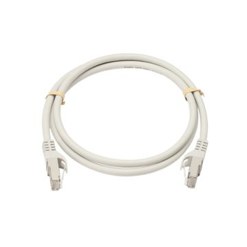 Câble RJ45 Male/Male droit CAT8 S/FTP - 100% cuivre - Longueur 25M - Gris - en sachet