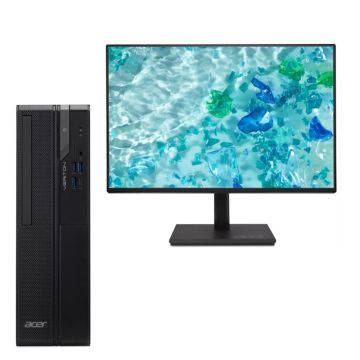 Bundle ACER Veriton X2 VX2720G Core i3-14100 8Go 512GoSSD UHD Graphics 730 Win11Pro DT.R7SEF + Ecran Acer Vero Ergo B247YGbmiprx 23,8'' FHD 120Hz UM.QB7EE.G06