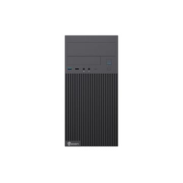 Boitier MicroATX Dandy2 Heden, avec alimentation 455W (puissance continue 250W), 1 port USB Type-C 2.0 / 1 ports USB 3.0 / Audio HD (micro+casque) / 6 baies