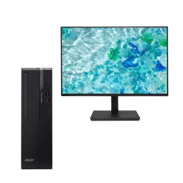 Bundle ACER Veriton X2 VX2720G Core Ultra 5 225 16Go 512GoSSD UHD Graphics 730 Win11Pro DT.R7WEF + Ecran Acer Vero 27'' B277Gbmiprzx 27'' FHD 120Hz UM.HB7EE.G01