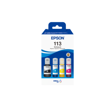 EPSON Bouteille encre Ecotank 113 Multipack 4 couleurs x65ml