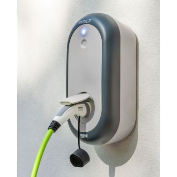 Borne de recharge Valeo INEEZ Pro 22 kW - prise Type 2 avec obturateur (T2S), compteur certifié MID, OCPP 1.6J, lecteur carte SIM, lecteur badge RFID