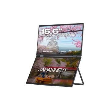 JAPANNEXT JNDMDIPS156F Ecran LED 15,6  FHD (1920x1080) à 60Hz  IPS  250 cd/m²  1000:1  1920x1080  20ms HDMI USBC"