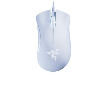 RAZER DeathAdder Essential blanche - Souris gaming filaire - forme ergonomique, 5 boutons programmables, 6400 DPI