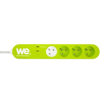 Multiprise connectée 3 connectées + 1 normale iOS 9 et Android 4.4 / Bluetooth avec parasurtenseur