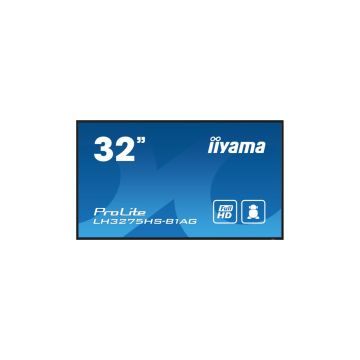 IIYAMA LFD 32 dalle IPS 24/7 FHD 16:9 2xHDMI 1xDisplayPort 2xUSB 500cd/m² Paysage/port 8ms MediaPlayer VESA 200x200/LH3275HS-B1AG