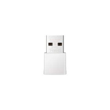 Adaptateur USB double bande sans fil nano AC1300N VITESSE  400 Mbps à 2,4 GHz + 867 Mbps à 5 GHz Antennes internes USB 2.0