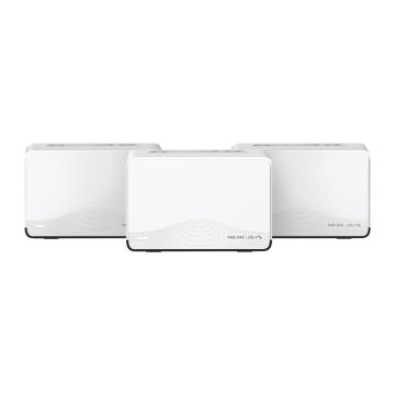 Système WiFi 7 lot de 3 packs Mesh BE3600 - Vitesse bi-bande 3,6 Gbit/s - MLO- Multi-RU - Port multi-Gigabit : 1 port WAN/LAN 2,5 Gbit/s et 2 ports à détection