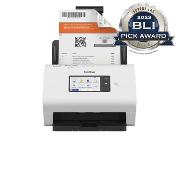 BROTHER ADS4900W Scanner de documents bureautique recto-verso, 60ppm, 600dpi, 512Mo, chargeur 100f, Ethernet, Wifi,Wifi-direct, NFC, USB