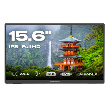 JAPANNEXT JNMDi156FHDRT Ecran LED 15,6" FULL HD (1920x1080) à 60Hz IPS (ADS) 250 cd/m²  1000:1 HDR10 1920x1080 16 HDMI USBC