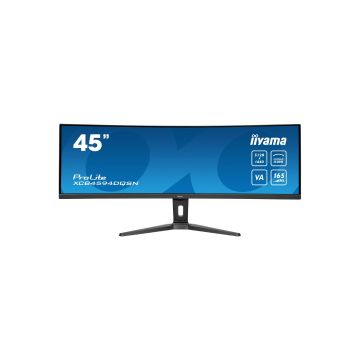 Ecran IIYAMA 44,5 Noir VA 32:9 incurvé 0.8ms 5120x1440 165Hz 450cd/m² 1xDP 2xHDMI 1xUSB-C 3xUSB HUB(3.2) com KVM Docking USB-C intégré 13cm pied réglable haut