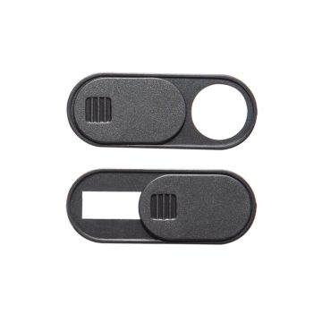 Cache caméra WE, compatible avec PC portable, tablette ou smartphone. Le pack contient 3 pièces en noir. sous colis de 10 pcs