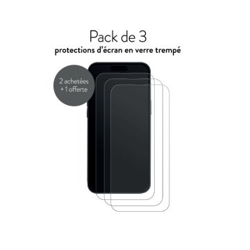 WE BUNDLE 3 verres trempés IPHONE 15/16