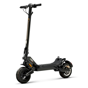Trottinette Lamborghini Alext Bronze avec clignotants - Cadre Acier et Aluminium - Moteur 500W 20Nm - Pneus 11'' Tubeless - Suspensions avant et arrière - Fr