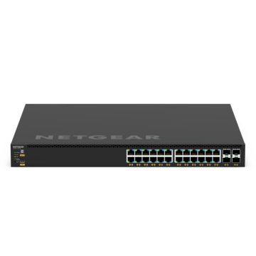 Netgear M4350-24G4XF (GSM4328) Switch AV manageable 24 ports Gigabit PoE+ (648W jusqu à 720W) + 4 ports SFP