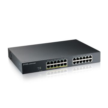 Zyxel GS1915-24EP - Switch Smart mode hybride - 24 x GbE, 12 port PoE 130 Watt 802.3at