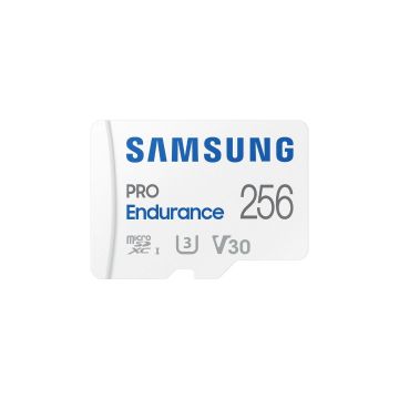 CARTE MEMOIRE SAMSUNG 256 Go MICRO-SD Pro Endurance avec adaptateur SD Classe 10 Lecture 100 Mo/s Ecriture 40 Mo/s MB-MJ256KA/EU
