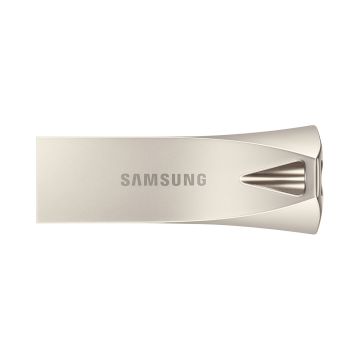 CLE USB SAMSUNG 256G USB 3.1 BAR PLUS - CHAMPAGNE SILVER VITESSE LECTURE JUSQU'A 400Mo/S MUF-256BE3/APC