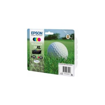 EPSON Pack 4 cartouches Golf 34XL Encre N,C,M,Y 1x16,3ml+3x10,8ml