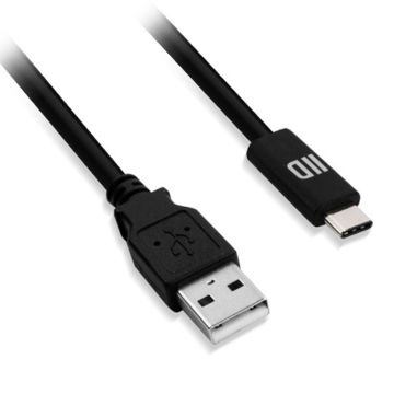 Câble USB-C 2.0/USB A mâle 1m - noir new connecteur tablette/smartphone