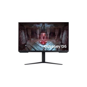 Ecran 32'' Samsung Gaming Odyssey G5 Noir WQHD 2560x1440 IPS 1ms 350cd/m² 180Hz HDMI DisplayPort Pivot Orientable LS32DG500EUXEN