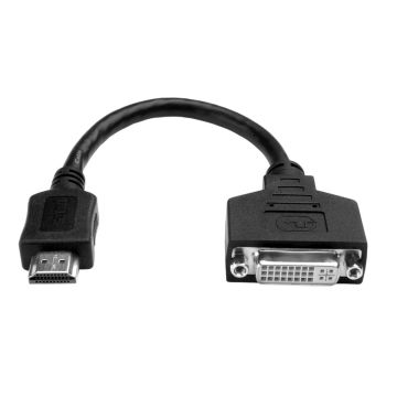 Tripp Lite by Eaton - Adaptateur vidéo HDMI vers DVI (HDMI-M vers DVI-D F), 20 cm (20,32 cm).