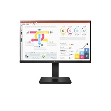 ECRAN LG 24 Noir 24QP750P-B 16:9 IPS 5ms QHD 2560x1440 300cd/m2 HDMI DP USB-C 2xUSB 3.0 FreeSync Black Stabilizer Smart Energy Saving Inclinaison/Rég haut