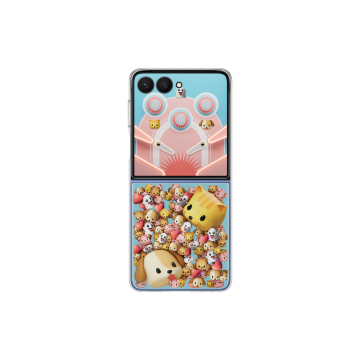 Coque personnalisable Galaxy Z Flip7 Coloris Transparent SAMSUNG EF-ZF766CTEGWW