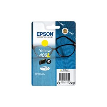 EPSON Encre Yellow 21.6ml DURABrite Ultra Lunettes - 408/408L
