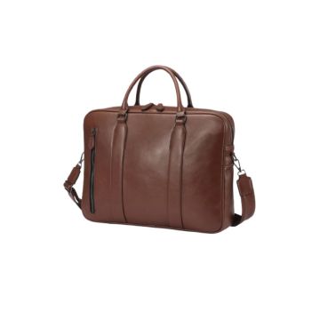 Sacoche PC ELEGANCE 16'', PU marron