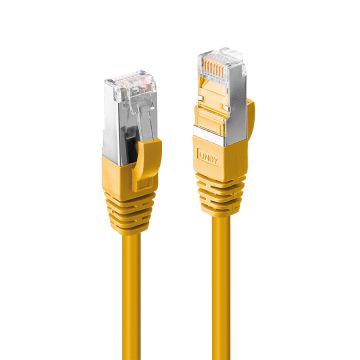Cable reseau Jaune Cat 6A S/FTP LSZH 5m