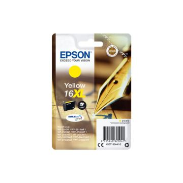 EPSON Cartouche Stylo à plume 16XL Encre Durabrite Jaune XL 6,5ml