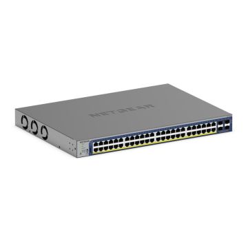 Netgear GS752TXP Smart Switch PoE+ 48 ports Gigabit avec gestion à distance/cloud en option et 4 ports SFP (380W) 1 an Abonnement Insight inclus.
