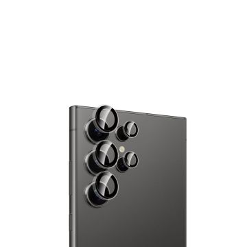 WE Lentilles de protection pour objectifs d'appareil photo SAMSUNG S24 ULTRA transparent/noir (5 lentilles incluses)