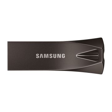 CLE USB SAMSUNG 256G USB 3.1 BAR PLUS - TITAN GRAY VITESSE LECTURE JUSQU'A 400Mo/S MUF-256BE4/APC