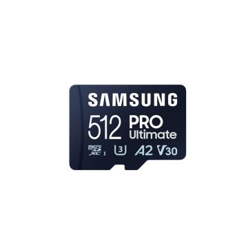 CARTE MEMOIRE SAMSUNG 512 Go MICRO-SD Pro Ultimate Classe 10 Lecture 200 Mo/s Ecriture 130 Mo/s MB-MY512SA/WW