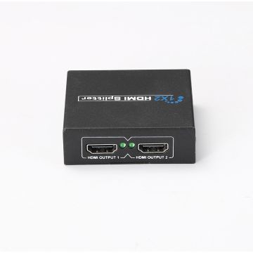Splitter HDMI 1 entrée 2 sorties Full HD 1080P Compatible 3D et HDCP Indicateur LED - Plug & Play
