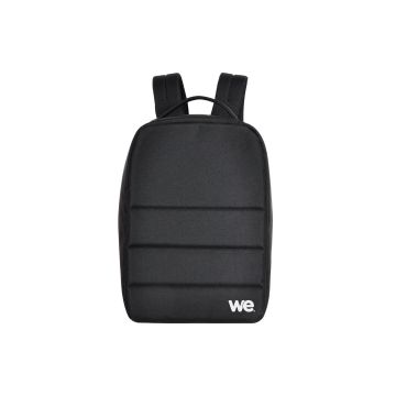 Sac à dos WE ECO , conception Antivol, 15.6'', matière Eco-responsable ext rPET 900D et int rPET 210D, noir