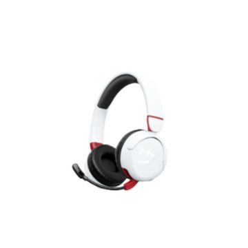HyperX Cloud Mini - Casque sans fil pour gaming (Blanc) - PC, Xbox, Nintendo Switch, Steam Deck, PlayStation 4, PlayStation 5, appareilsmobiles, Chromebook