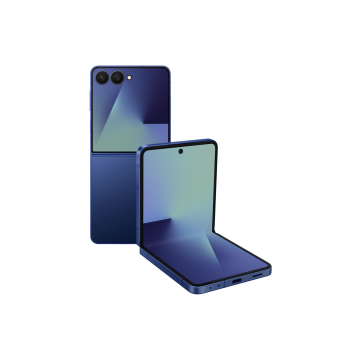 Smartphone Galaxy Z Flip7 Bleu Nuit Exynos 2500 12Go 512Go Ecran Pliable 6,9'' et 4,1'' Dynamic AMOLED 2X AI intégrée Batterie 4 300mAh IP48 SM-F766BDBGEUB