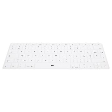 Clavier de protection pour Macbook Blanc. Compatible Macbook Air 13 Pro 13 Retina / Pro 15 Retina Clavier azerty