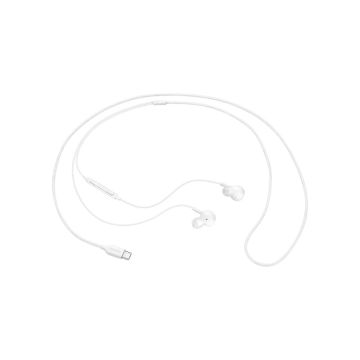 Ecouteurs intra auriculaires filair Cable tissu Blanc Sound by AKG, USB type C SAMSUNG - EO-IC100BWEGEU