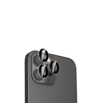 WE Lentilles de protection pour objectifs d'appareil photo iPhone 13 PRO/13 PRO MAX transparent/noir (3 lentilles incluses)