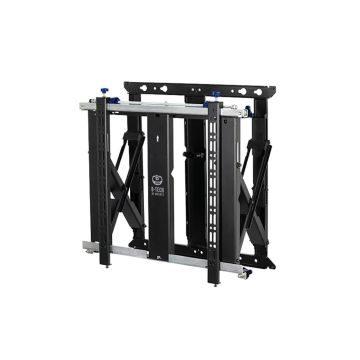 Support mural vidéo à service complet à ouverture logicielle mince Capacité 50Kg VESA 600 x 400 mn Couleur Noir BT8312/B V2