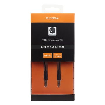 Câble Jack3.5mm mâle1.50 m