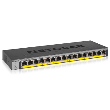 Netgear GS116LP Switch non manageable PoE+ Gigabit Ethernet 16 ports avec FlexPoE (76 W)