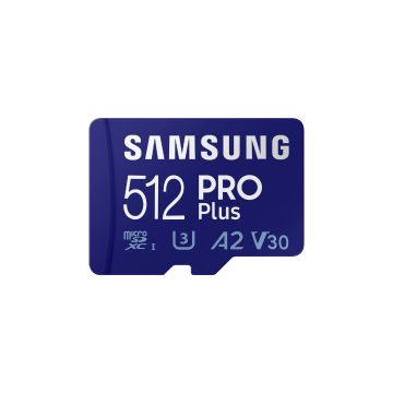 CARTE MEMOIRE SAMSUNG 512 Go MICRO-SD PRO PLUS avec lecteur USB Classe 10 MB-MD512KB/WW